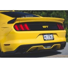 Cervini Rear Diffuser Stalker Textured Matte Black EcoBoost/GT With Premium Rear Bumper Mustang 2015-2017