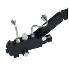 Brake Black Disc/Drum Combination Valve Mustang 65-73 for Wilwood Tandem/ Oval Master Cylinder