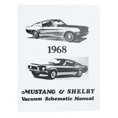 Jim Osborn Reproductions Book 1968 Mustang And Shelby Vacuum Schematic Manual