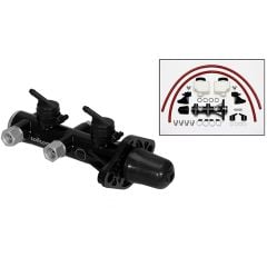 Wilwood Master Cylinder Remote Tandem Black With 1-1/8" Bore