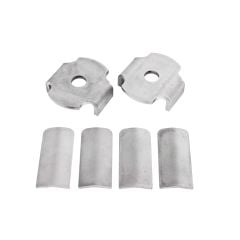 BMR Bushing Kit Rear Cradle Steel Inserts Only Mustang 2015-2023