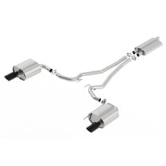 Borla Cat-Back Exhaust System EC-Type Touring Black Tip Mustang 2.3L EcoBoost 2015-2017