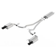 Borla Cat-Back Exhaust System EC-Type Touring Black Tip Mustang GT 2015-2017