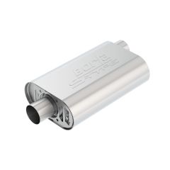 Borla CrateMuffler S-Type 2-1/2" Offset/ Center High Output Small Block Chevrolet 350/ 383/ 406