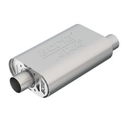Borla CrateMuffler ATAK 2-1/2" Offset/ Center Stock Small Block Chevrolet 283/ 327/ 350