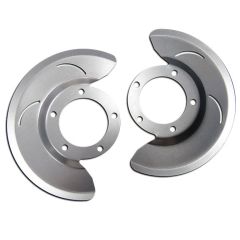 Front Disc Brake Backing Plate Dust Shield Pair Bronco 1976-1979
