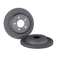Hawk Performance Rear Brake Rotor Talon Pair Mustang Bullitt/ Cobra/ Mach 1 1994-2004