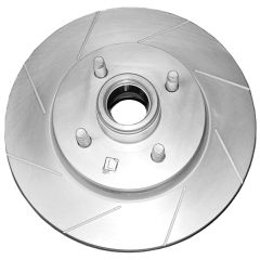 StopTech Brake Rotor Slotted 4-Lug Front Driver Side Mustang 5.0L 1987-1993