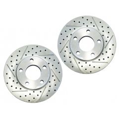 Baer Front Brake Rotor Sport Pair Mustang V6/GT 1994-2004