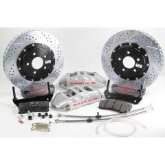 Brake System 14 Inch Front Extreme+ Silver 97-03 F150 4WD BAER Brakes