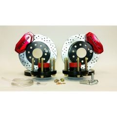 Baer Brakes SS4+ Front Brake System Deep Stage Drag Race 11” Fire Red Mustang 1965-1969