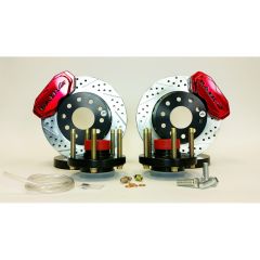 Baer Brakes Front Brake SS4+ Deep Stage Drag Race 11" Four Lug Mustang 1979-1993 Fire Red