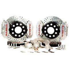 Baer Brakes Brake System 11" Rear SS4+ Deep Stage 4-Caliper Clear Ford 9" Torino Bearing