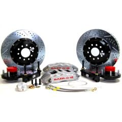 Baer Brakes Extreme+ Front Brake System with Silver Calipers 5-Lug Chevy C10 1960-1987