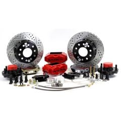 Baer Brakes Front Brake System SS4-Plus 11" Red Mustang 1965-1966