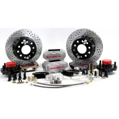 Baer Brakes Front Brake System SS4-Plus 11" Silver Mustang 1965-1966