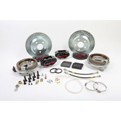 Baer Brakes Brake System 12 Inch Rear SS4 with Park Brake Black GM 10/12 Bolt W/C Clips Axel