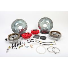 Baer Brakes Rear Brake System SS4 12" Red With Park Brake 5-Lug Chevrolet C10 1960-1987