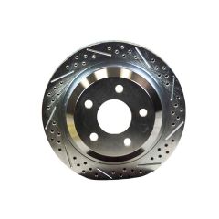 Rear Rotor Replacement 12 Inch Slot Drill W/Zinc Drivers Side BAER Brakes
