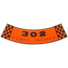 Air Cleaner Decal 302 Bronco 1966-1977