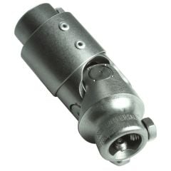 Borgeson Steering U-Joint/Vibration Damper; Stainless Steel; 3/4-36 X 3/4DD