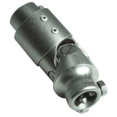 Borgeson Steering U-Joint/Vibration Damper; Stainless Steel; 3/4DD X 3/4-48