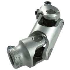 Borgeson Steering Universal Joint; Double; Aluminum; 3/4-36 X 9/16-26