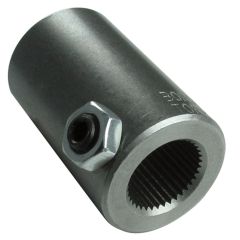 Borgeson Steel Steering Coupler. Fits 3/4in.-Double D X 3/4in.-Double D