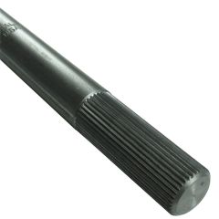 Borgeson Steering Shaft; 3/4-36 Splined; Steel; 34in. Long; 2in. Spline Length