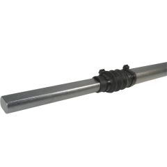 Borgeson Steering Shaft 3/4"-Double D x 1"-Double D Telescopic 21"-27" Steel