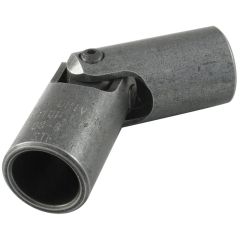 Borgeson Steering U-Joint; Pin/Block; 1in.OD; 5/8 Smooth Bore X 3/4 Smooth Bore