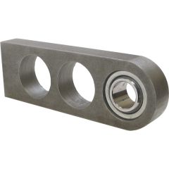 Borgeson Steering Shaft Support; 6in. Billet Steel; Weld On; 3/4in. ID