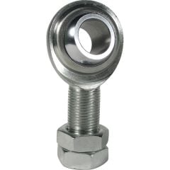 Borgeson Steering Shaft Support Bearing Rod End-Style 3/4"-16 Steel With Jam Nut