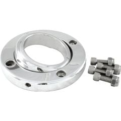 Borgeson Floor Mount Swivel Machine Finish Aluminum For 2” Columns