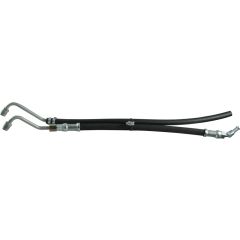 Borgeson Power Steering Hose Kit 2-Piece Rubber Saginaw Pump to Mopar Conversion Box