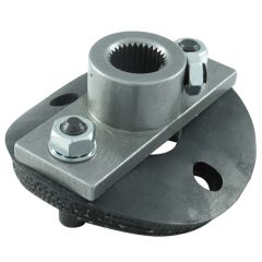 Borgeson Steering Coupler; 1/2 Rag Joint; Steering Box Side; 13/16-36 Spline; With Disc