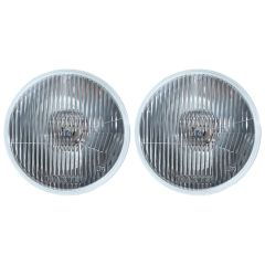Headlight With Halogen H4 Bulbs Pair Bronco 1966-1977