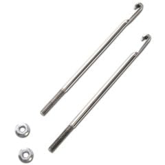 Scott Drake Battery Hold Down Bolt Kit Stainless Steel 24F Bronco 1966-1977