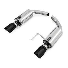 AWE Axle-Back Exhaust System Touring Edition Stainless Steel With 4" Black Tips Without Active Exhaust EcoBoost Mustang 2015-2023