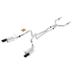 Borla Cat-Back Exhaust System ATAK Stainless Steel 2-3/4" With 4-1/2" Black Tips Mustang GT 2011-2012/ Boss 302 2012