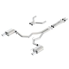 Borla Cat-Back Exhaust System S-Type 3" Stainless Steel With 4" Polished Tips Mustang GT 2015-2017
