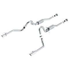 Borla Cat-Back Exhaust System ATAK Stainless Steel 2-1/2" GT/Mach 1 Mustang 1999-2004