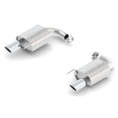Borla Axle-Back Exhaust Kit 2-1/2" ATAK Stainless Steel With 4" Polished Tips Mustang GT 2015-2017