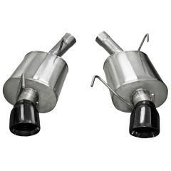 Corsa Axle-Back Exhaust System 2-1/2" Stainless Steel Xtreme Black Mustang GT 2005-2010/GT500 2007-2010