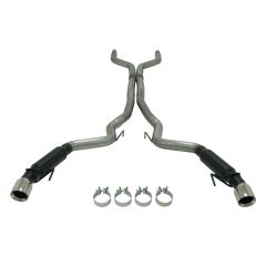 Flowmaster Cat-Back Exhaust Kit Outlaw Stainless Steel Fastback Mustang GT 2015-2017