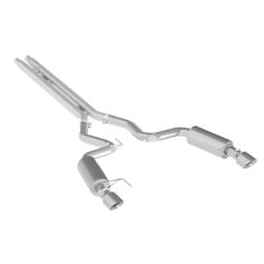 MBRP Cat-Back Exhaust System XP Series Street 3" With 4-1/2" Polished Tips Convertible Mustang GT 2015-2017