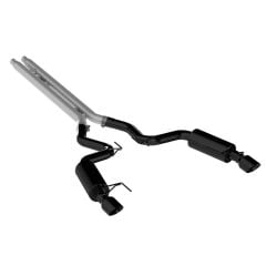 MBRP Cat-Back Exhaust System Black Series Street 3" With 4-1/2" Black Tips Convertible Mustang GT 2015-2017