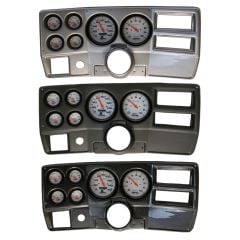 Classic Dash 6-Gauge Kit With 5" And 2-5/8" AutoMeter Phantom Electric Gauges Without A/C GMC Truck/Chevrolet C10 1984-1987