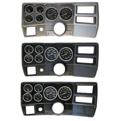 Classic Dash 6-Gauge Kit With 5" And 2-5/8" AutoMeter Carbon Fiber Electric Gauges Without A/C GMC Truck/Chevrolet C10 1984-1987
