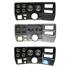 Classic Dash 6-Gauge Kit With 3-3/8" And 2-1/16" AutoMeter American Muscle Electric Gauges For A/C GMC Truck/Chevrolet C10 1973-1983